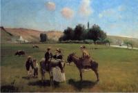 Pissarro, Camille - The Donkey Ride at Le Roche Guyon